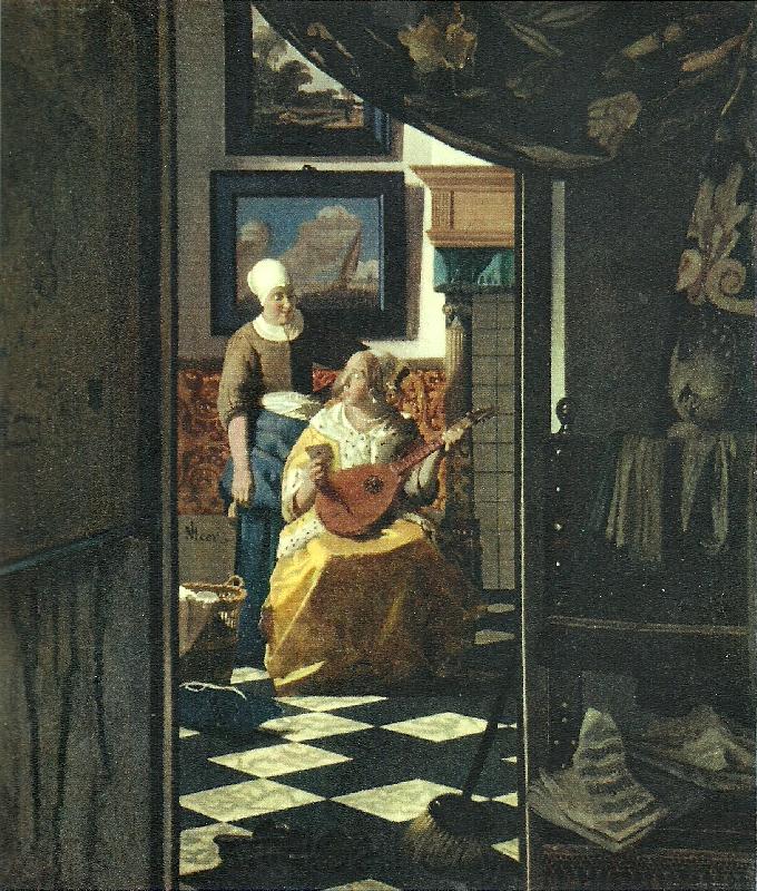 Jan Vermeer brevet Spain oil painting art